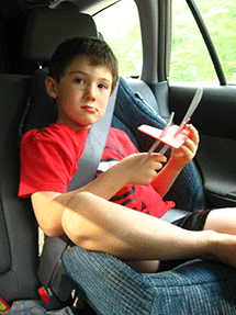 zach in car